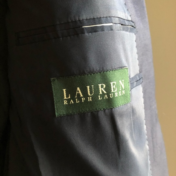 RALPH LAUREN NAVY BLUE BLAZER 100% WOOL - Picture 3 of 8